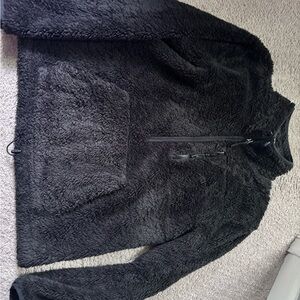 Pink Black Fleece Jacket